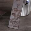 Gift Solid Wood Crafts Vintage Pagination Mark Sandalwood Label Bookmark Book Clip