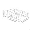 Barbecue Grill Rack with Support Legs Electroplated Meat Holder Raised for Backyard Cooks, Outdoor