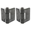 2 Pcs Door Butt Hinge 106 X 75 X 5mm Door Bearing Weld On Butt Hinges for Trailer