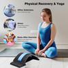 Back Cracker Device, Back Stretcher for Pain Relief, 4 Levels Adjustable Lumbar Back Cracker Board,Lower Back Massager/Stretcher, Back Posture