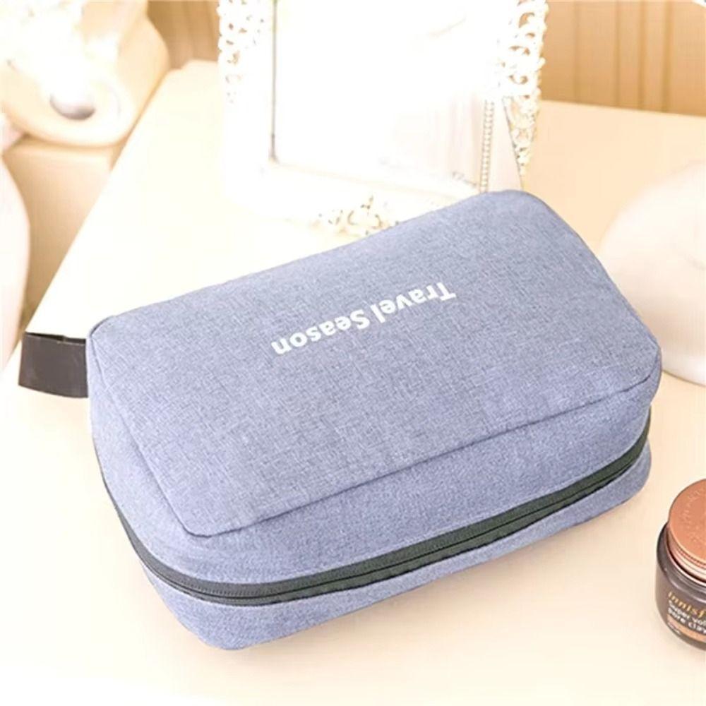 Hanging Hook Hanging Toiletry Bag Large Capacity Travel Cosmetic Bag  Wash Organizer