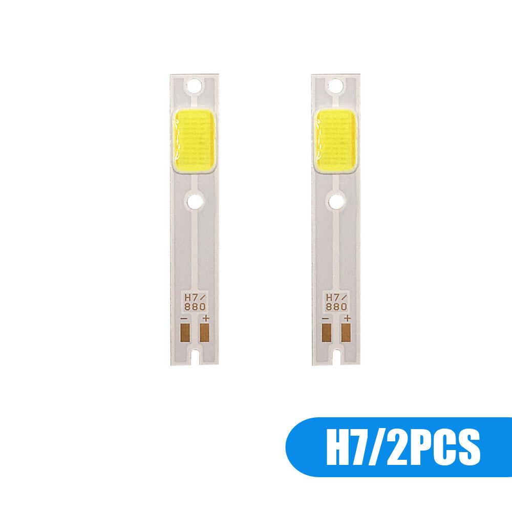 

2 шт. универсальные чипы COB C6 автомобильные светодиодные лампы H1 H7 H3 автомобильные лампы для фар автомобильные фары источник света чип автомобильные фары аксессуары