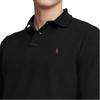 Polo Ralph Lauren Solid Color Pony Embroidered Polo Shirt Long Sleeve Men Tops Black 710686233016