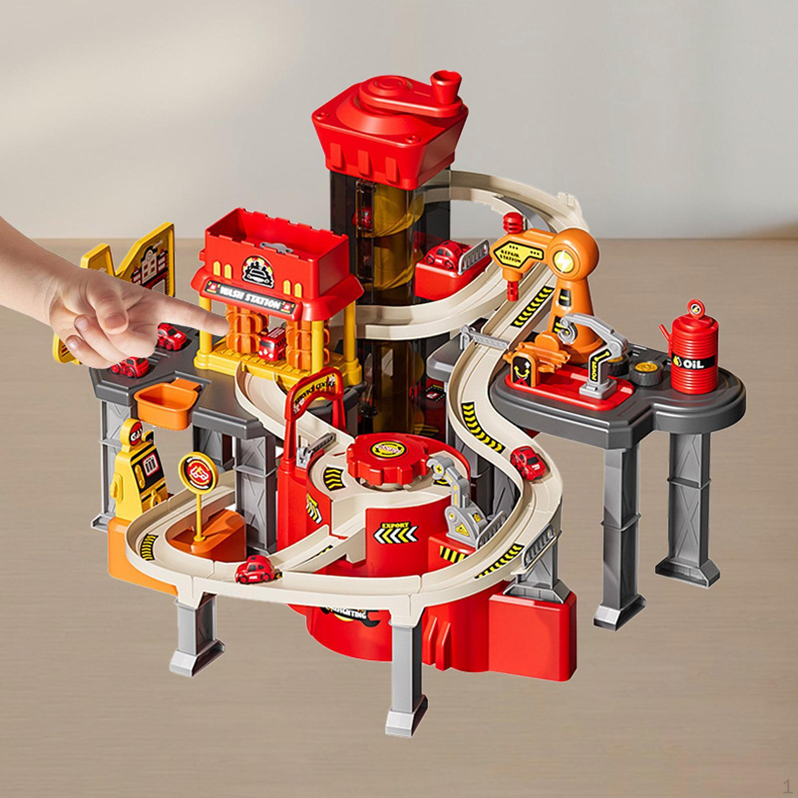 

Игровой набор «Автомобильный гараж», детские игровые машины, развивающие мыслительные способности, сборка игрушек для гонок на треке