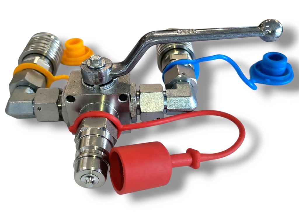 Hydraulische Kogelverdeler Met Snelkoppelingen