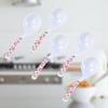 5 stuks Grote Plastic Soeplepel Imitatie Keramiek Lange Steel Bpa Bestek Voor Soep Pap Rijst Opscheplepel Schep4