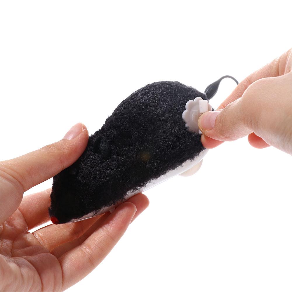 Motion Pet Products Spring Plush Mouse Toy Wind Up Toys Cat Dog Playing Toy Clockwork Toy