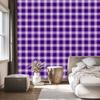 Purple and Lavender Checkered Wallpaper for Living Room and Bedroom 50x1000