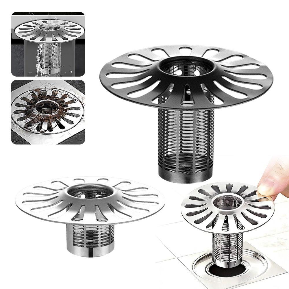 New Self-draining Floor Drain Core Anti-Odor Anti-Clog Floor Drain Filter Mesh Shower Drain Stopper Universal