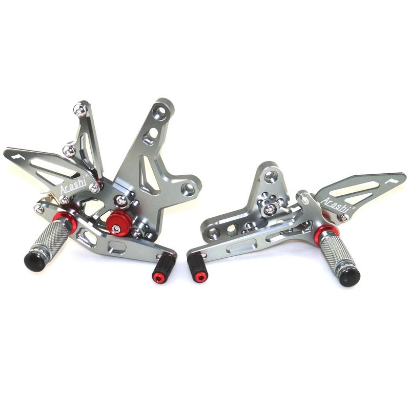 ARASHI Motorcycle Front Foot Pedal Foot Rset Foot Pegs Rear Set Rearset For KAWASAKI NINJA400 Z400 EX400 2018-2023