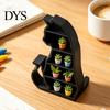 Decorative Ornament Stand Miniature Figurine Cat Storage Rack, Shaped Mini Desk Organizer Shelf Display Shelf, Multi-Tier Rack for Dollhouse