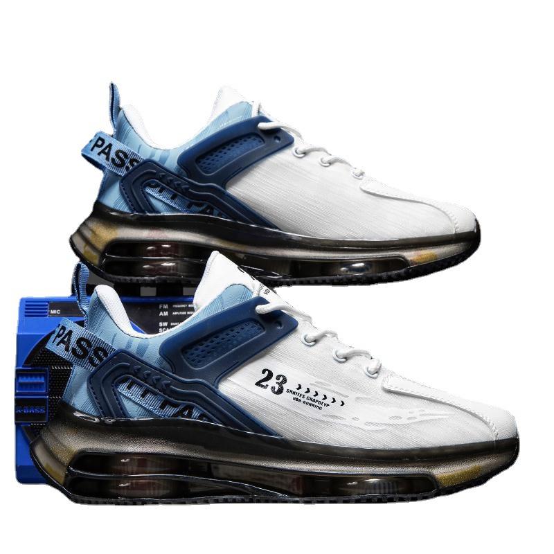 Spring and Summer Men's Shoes New Air Cushion Junior High School Students Running Shoes Trendy Sports Shoes Casual Dad Shoes