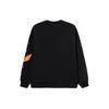 Li Ning Training Series Color Block Logo Print Fleece Pullover Sweatshirt Unisex Sweatshirt Black AWDRD38-9