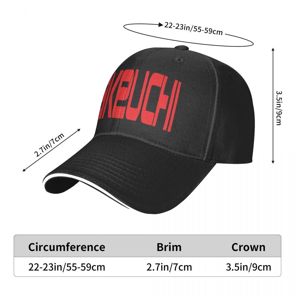 Takeuchi Excavator Construction Unisex Cap Caps Unisex Baseball Cap Caps For Unisex Summer 2024 Unisex Hat Baseball Cap