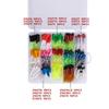 165pcs Fishing Lure with Jig Hooks Artificial Bait Soft Worm Bait Wobbler Silicone Swimbait for Fishing Pike Perch Trout