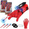 GRHONC Spider Web Shooter, Web-Shooting Toy, Suction Cup Trigger Rope Launcher for Kids (Spider Launcher, 2-Pack)