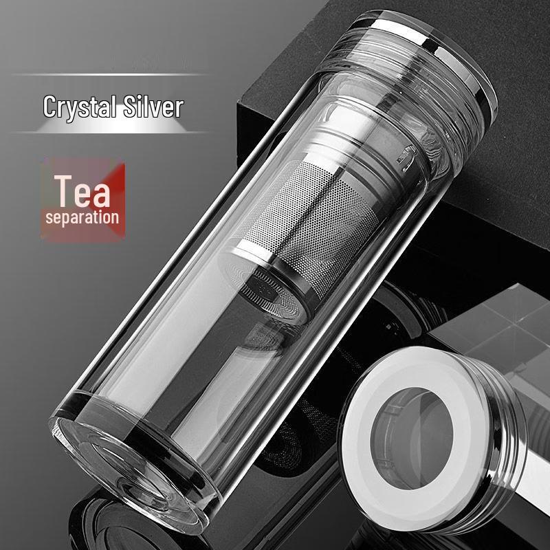 Yisijia Double-Layer Tea Infuser Glass Cup