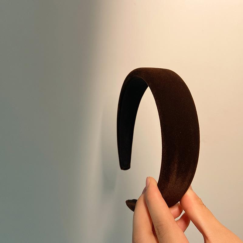 Winter Thick Headbands for Women Velvet Sponge Hairband Girls Wide Hair Bezel  Elasticity Padded Headwear Hair Accessories
