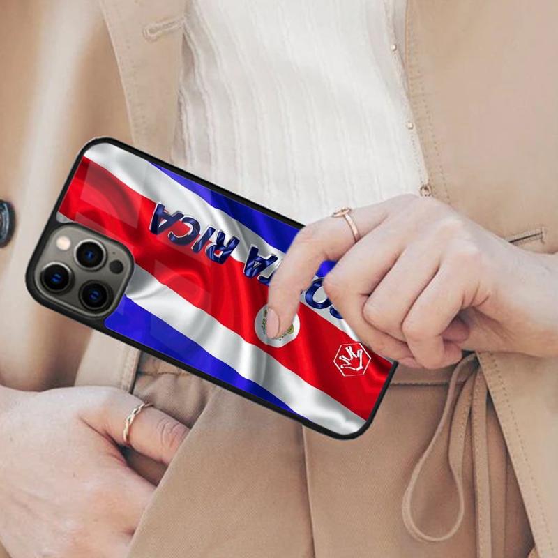 Costa Rica Flag Funda Magnetic Phone Case For APPLE iPhone 17 Air 16 14 13 12 Pro Max 15 Plus Wireless Charge With MagSafe Cover