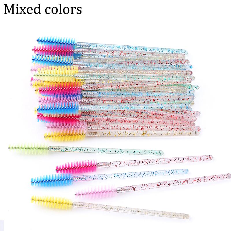200Pcs Eyelash Extension Disposable Eyelash Brush Mascara Stick Applicator Propeller Eyebrow Makeup Brushes Set Makeup Tools