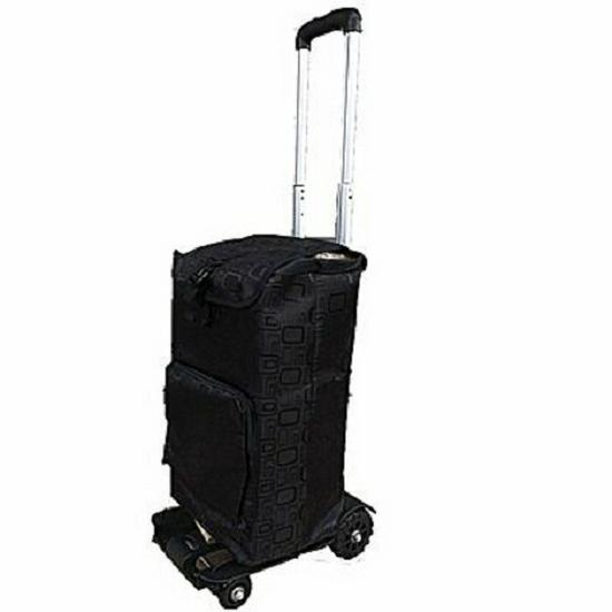 Portable Folding Trolley Cart for Package Pickup and Shopping, In Stock