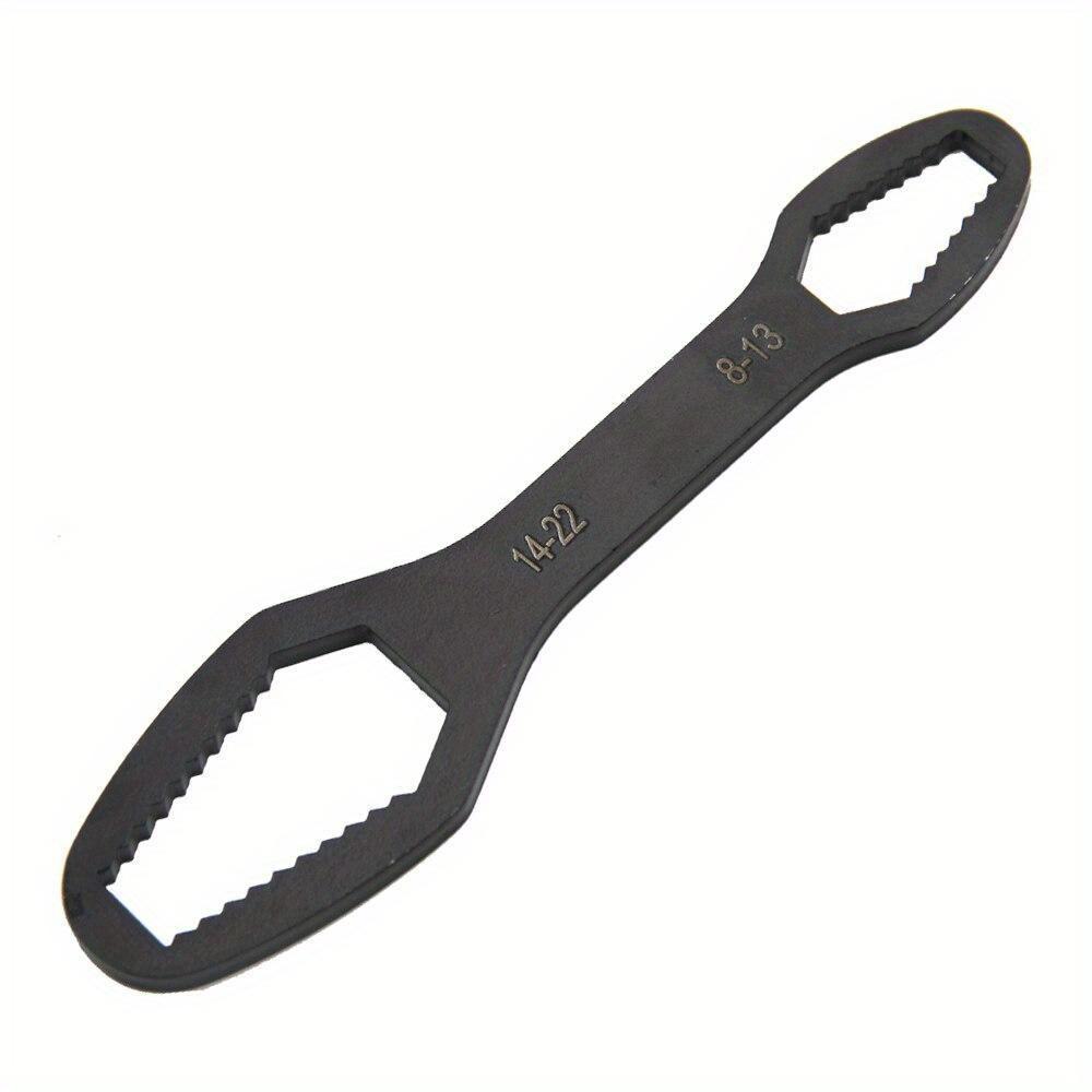 Black Multifunctional Double End Box Wrench Hexagon Double End Solid Wrench Screw and Nut Tool with Various Diameters