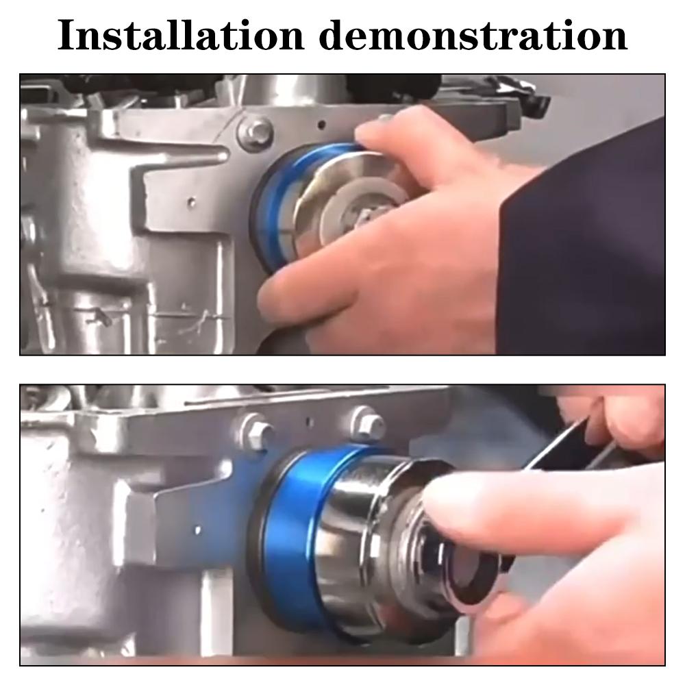 Crank Oil Seal Remover Installer Universal 22pcs Adapters Kit Car Hand Crankshaft Camshaft Oil Seal Removal Installation Puller 28 - 64mm