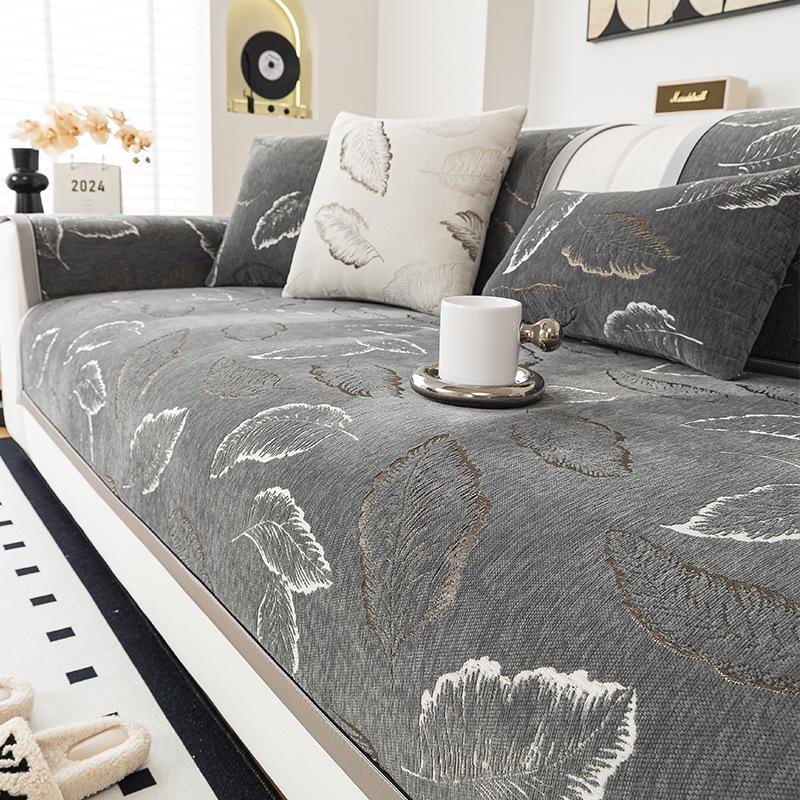 Nordic Wind Chenille Sofa Cushion  New Four-Season Universal Non-Slip Seat Cushion Non-Slip Sofa Cover Towel Cross-Border