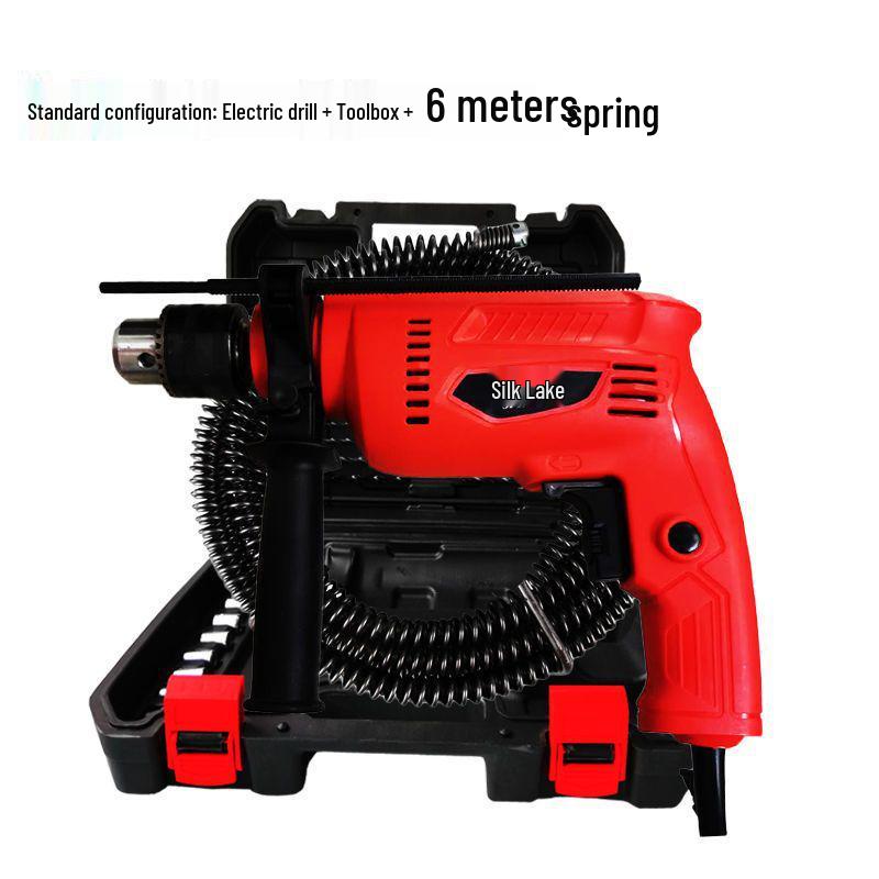 Dragamine Elettrico per Tubi, Strumento per la Pulizia delle Fogne e Sbloccante per WC - Sbloccato o Rimborso.