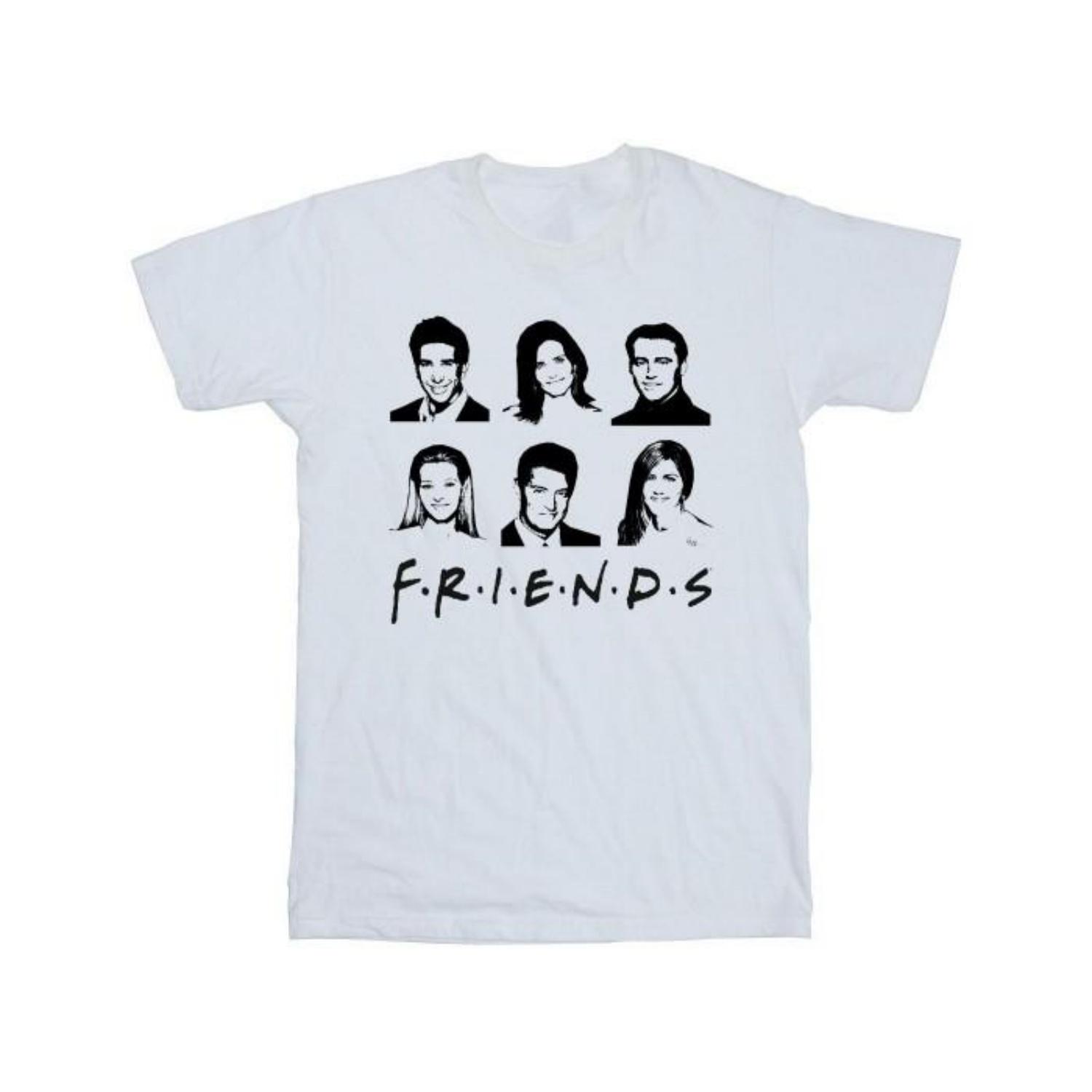 Friends Boys Faces Cotton Logo T-Shirt XXXXL