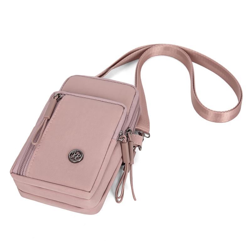 Neue Damen-Handytasche aus Nylon, Handytasche, Münzgeldbörse, Riemen, Umhängetasche, kleine Umhängetaschen für Damen, Geldbörse, Reisegeldbörse