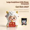 Cute Lucky Sheep Figurines 2027 Year Of Goat Decor Resin Adorable Design Home Desktop Ornament New Year Gift