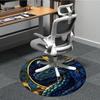 1pc Dragon Fantasy Office Round Area Rug, Under Office Chairs Bedroom Living Room Home Decor, Room Deco