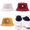 Stylish Cotton Bucket Hats With Letter R For Women And Men Perfect For Summer Outings!