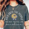 Comfort Colors Sunshine Shirt und Kinder-T-Shirt: Retro Motivations-T-Shirt
