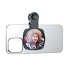 Clip-on Selfie Reflector Mirrors HD Lens Anti Peeping Mirror Travel Reflective Mirror  Office Desk