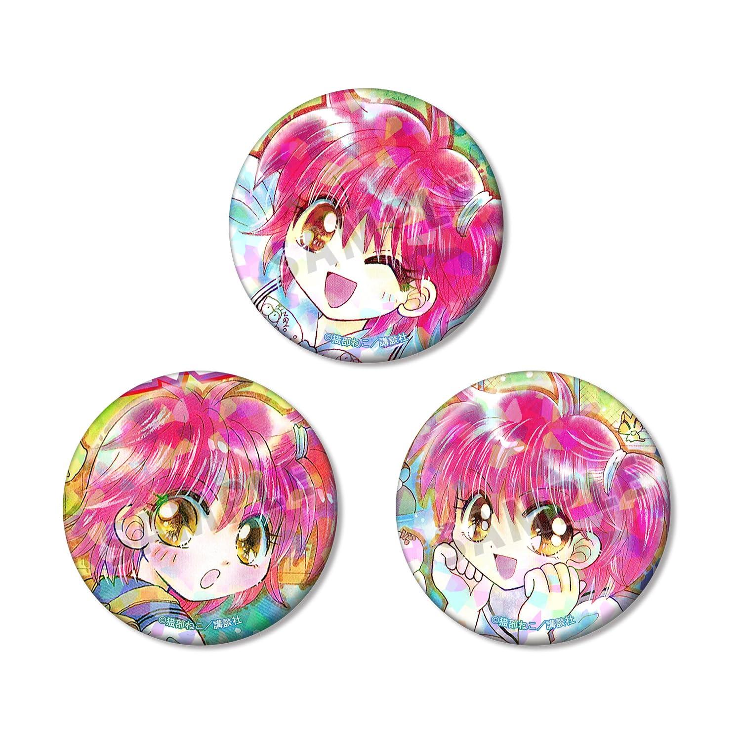 

Goldfish Wapiko Hologram Can Badge Set of 3 Warning! Vol.2