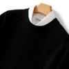 Men's Pure Wool Loose Fit Sweater: Casual & Formal Round Neck for Autumn/Winter