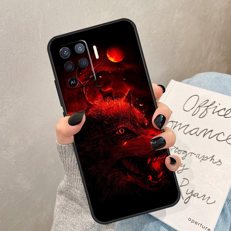 

Angry Wolf Case For Oppo A57 A17 A77 A18 A38 A58 A78 A98 A74 A54 A94 A80 A60 A40 A96 A76 A16 A15 A5 Pro OPPO A74 5G