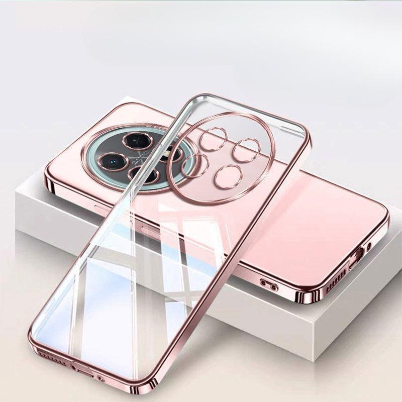 Case For Huawei Nova 15 Max New Transparent Plated Light and Skin-Friendly TPU Case For Huawei Enjoy 90 Pro Max Bumper Funda