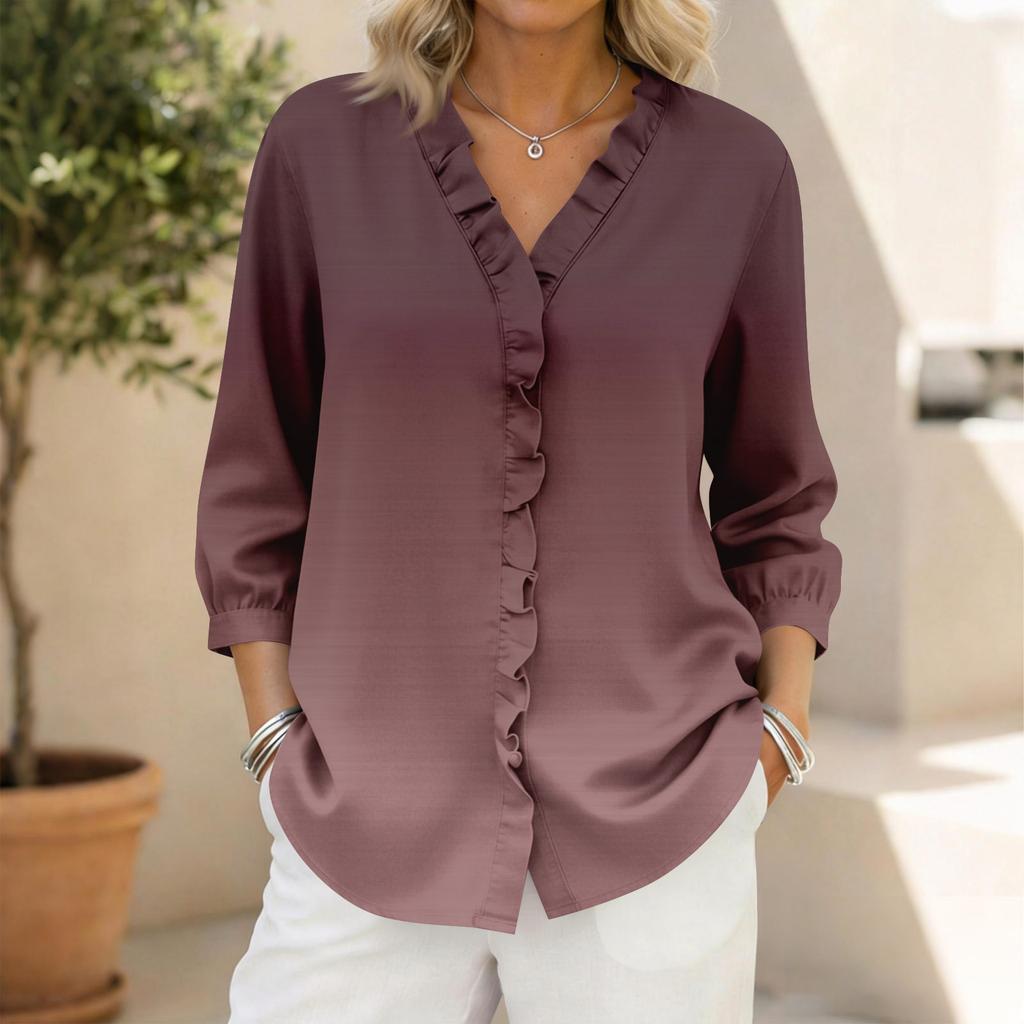 Women's 3/4 Sleeve Shirts Graphic Tees Shirts Casual Basic Tops Pullovers