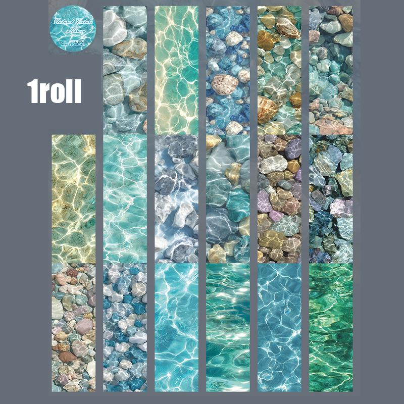 

Мистер. Бумажный пейзажный малярный скотч 1 рулон Сельская дорога Поле Текстура Фоновая лента Украшение для дома Ремонт Декор Подарки Друзьям