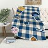 Fashion K-KAKAO-ES F-FRIENDS-ES Blanket Flannel Warm Comfort Soft Plush Blanket For Picnic Beds Sofas Homes And Bedrooms
