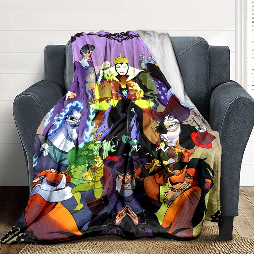 1pc Villains3 Blanket, Gift, for Men and Women, Soft Blanket, Good for Sofa Bed Couch Travel, Lightweight Flannel Blanket