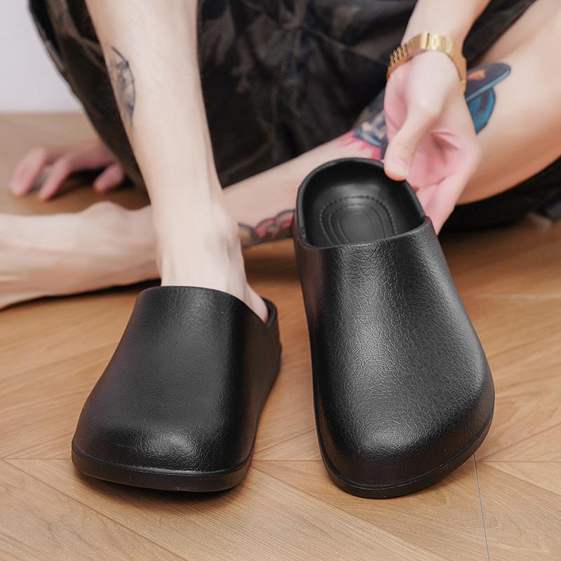 Fashion Hotel Kitchen Non-slip and Oil-resistant Chef's Shoes Casual Flat Work Safe Men's Shoes Breathable and Comfortable Plus Size 47