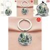 Modern Style Dragon And Tiger Keyring Glass Alloy Pendant For Gift Giving And Decoration