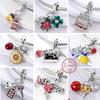 New 925 Silver Charms Bead Red Series Charm Pendant Fit Bracelet Necklaces DIY Birthday For Woman Jewelry Gift