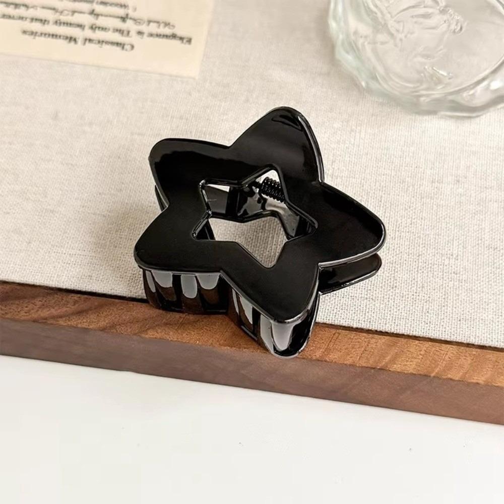 Plastic Small Hair Pin Hollow Coffee Hairpin Vintage Hair Accessories  For Women Girls