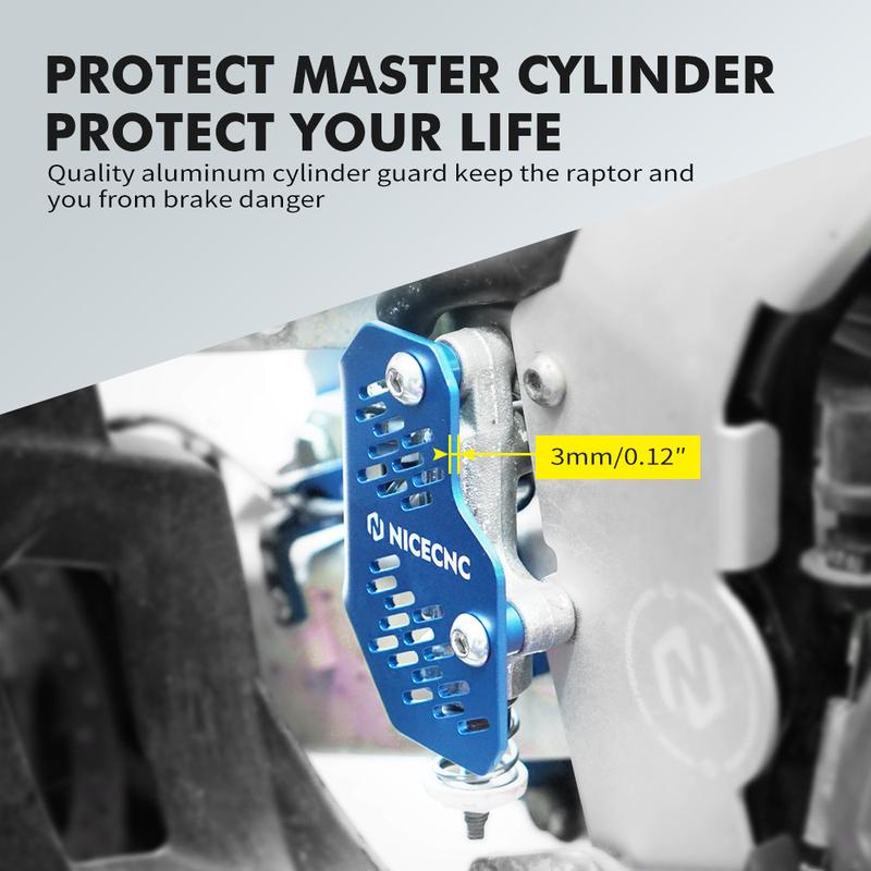 NICECNC Raptor 700 ATV Master Cylinder Guard For Yamaha RAPTOR 700 700R YFMYFZ450 YFZ450R YFZ 450 450R Aluminum Alloy