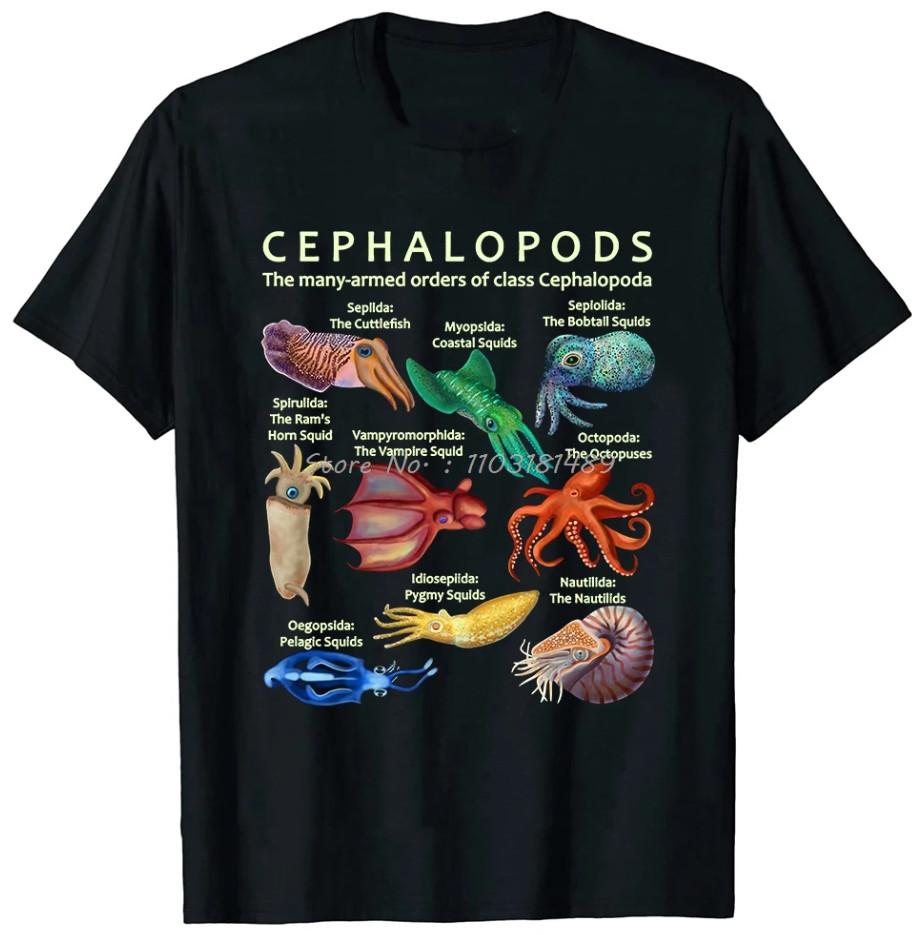 The Cephalopod Octopus Squid Cuttlefish Classic T-shirt size S-5XL L